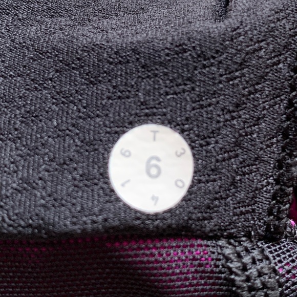 Size 6 Lululemon Free To Be Bra in Life Lines Polar Pink Black - Picture 7 of 7